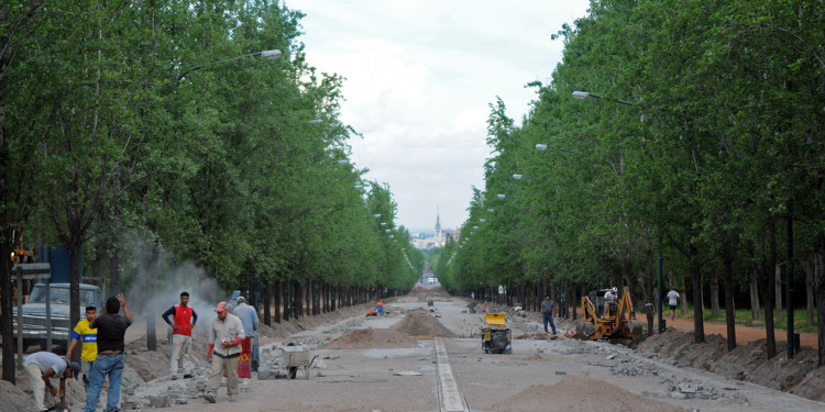 Después de meses de obras, la Avenida Libertador aún no está terminada