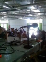 Música en vivo en la Transmisión de Radio Universidad en el Comedor Universitario