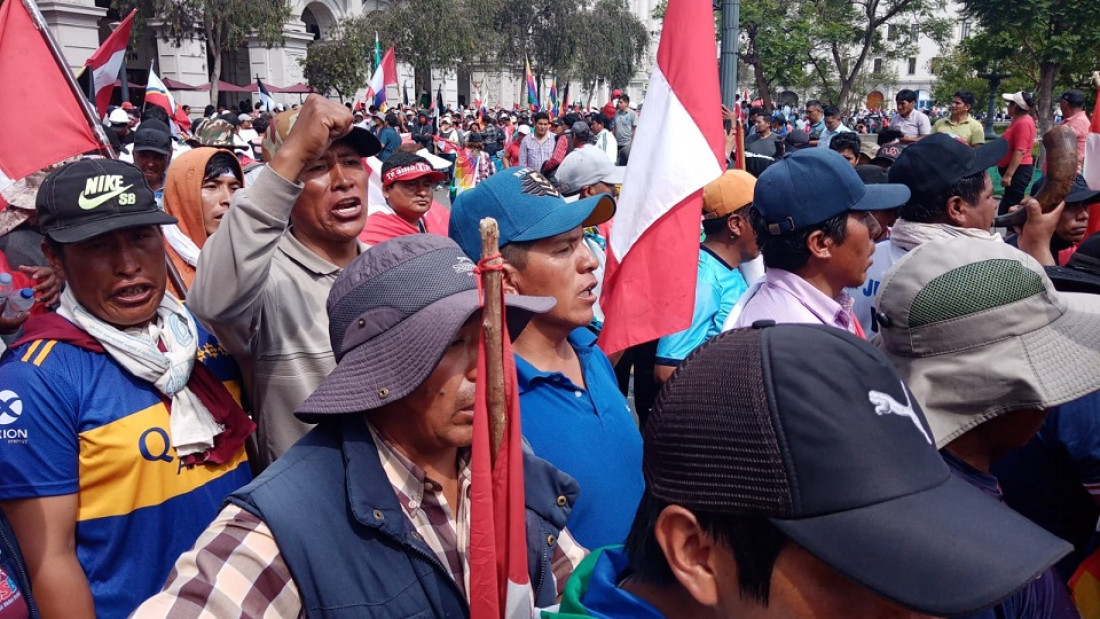 Perú: continúan las marchas y manifestaciones en Lima para pedir la renuncia de Dina Boluarte