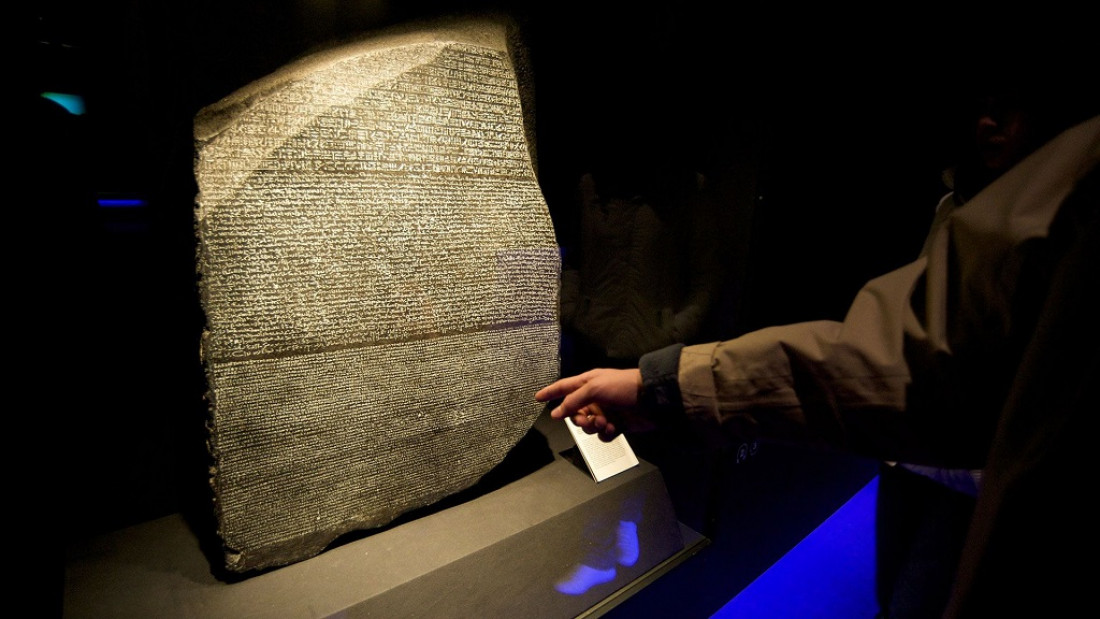 Egipto volvió a reclamar la devolución de la Piedra de Rosetta, 200 años después de su decodificación