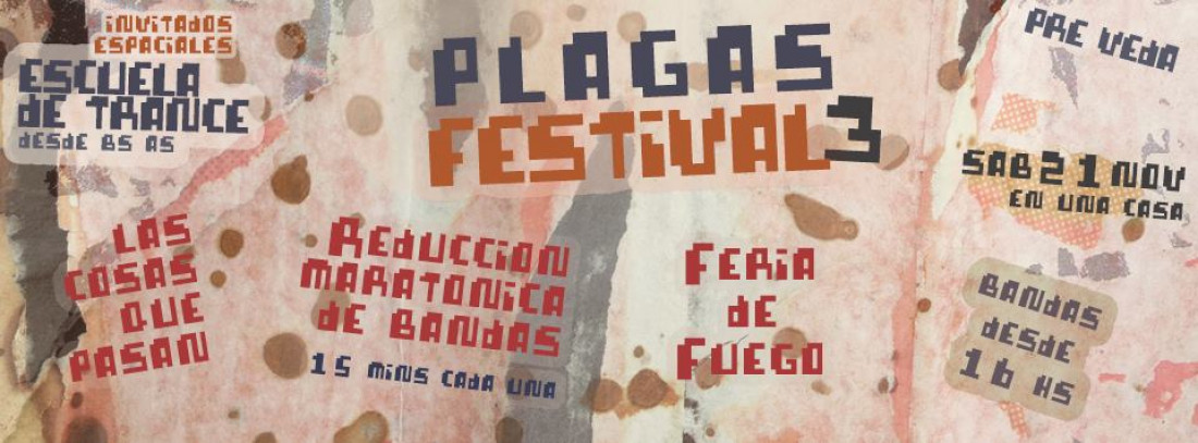 Plagas Festival 3 este sábado 