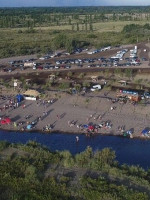 Polémica entre Mendoza y La Pampa por una playa sobre el río Atuel