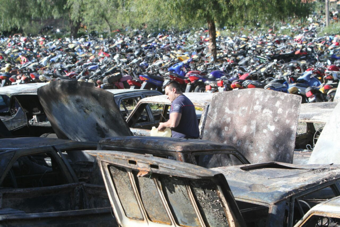 Convenio para descomprimir el depósito de autos San Agustín 