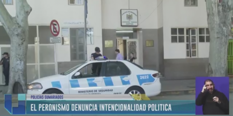 Policias sumariados: El peronismo denuncia intencionalidad política