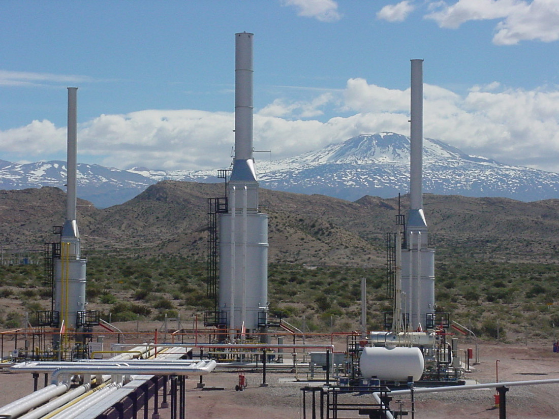 Hubo una fuga de agua de purga petrolera en Malargüe