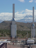 Hubo una fuga de agua de purga petrolera en Malargüe