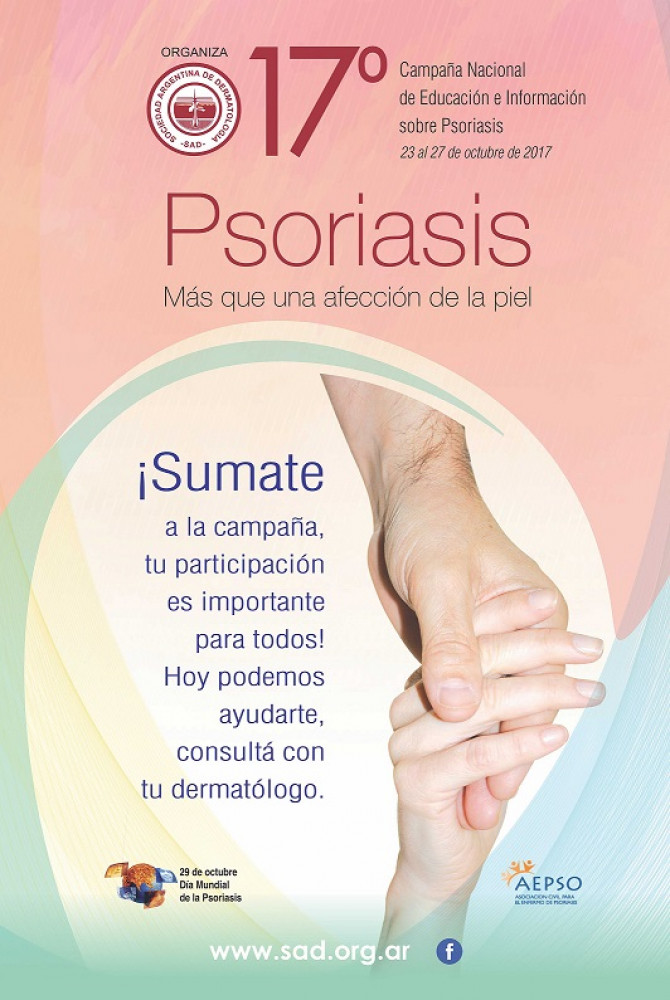 Comenzó la campaña nacional para concientizar sobre la psoriasis