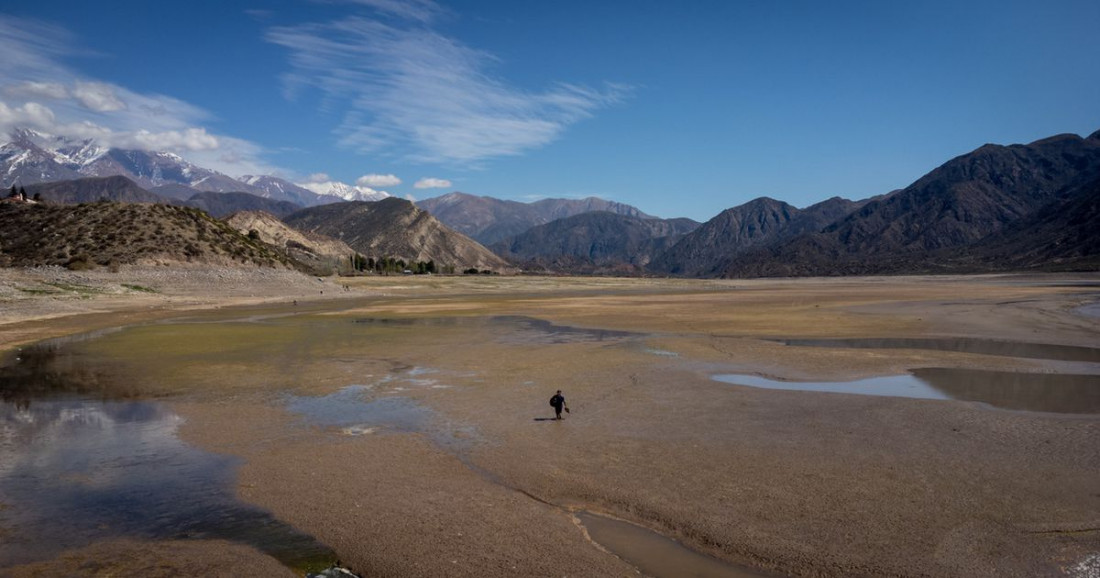 Sequía severa: la reserva del dique Potrerillos es la más baja de su historia