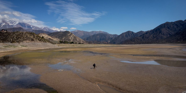 Sequía severa: la reserva del dique Potrerillos es la más baja de su historia