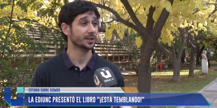 La EDIUNC presentó el libro "¡Está temblando!"