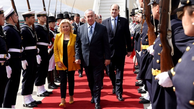 imagen El primer ministro de Israel llegó a la Argentina entre operativos y repudios