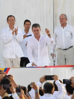 Juan Manuel Santos fue premiado con el Nobel de la Paz