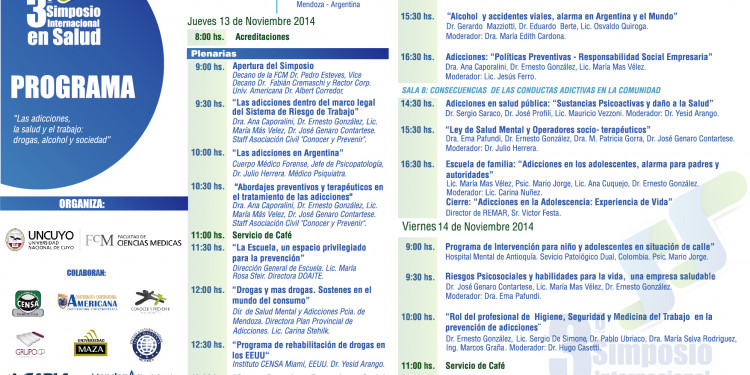 Mañana comienza el 3° Simposio Internacional en Salud 
