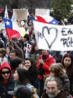 El movimiento estudiantil chileno volvió a copar las calles