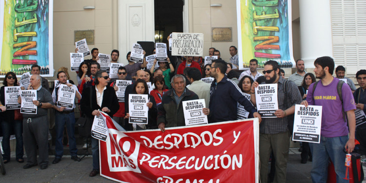 Trabajadores de prensa denunciaron despidos y persecución gremial