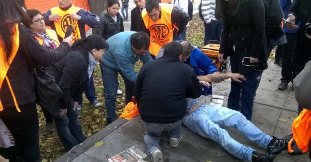 imagen La policía reprimió la protesta de ATE