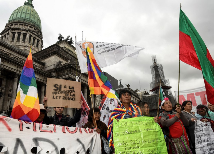 imagen El Senado avaló una nueva prórroga de la ley contra desalojos en tierras indígenas