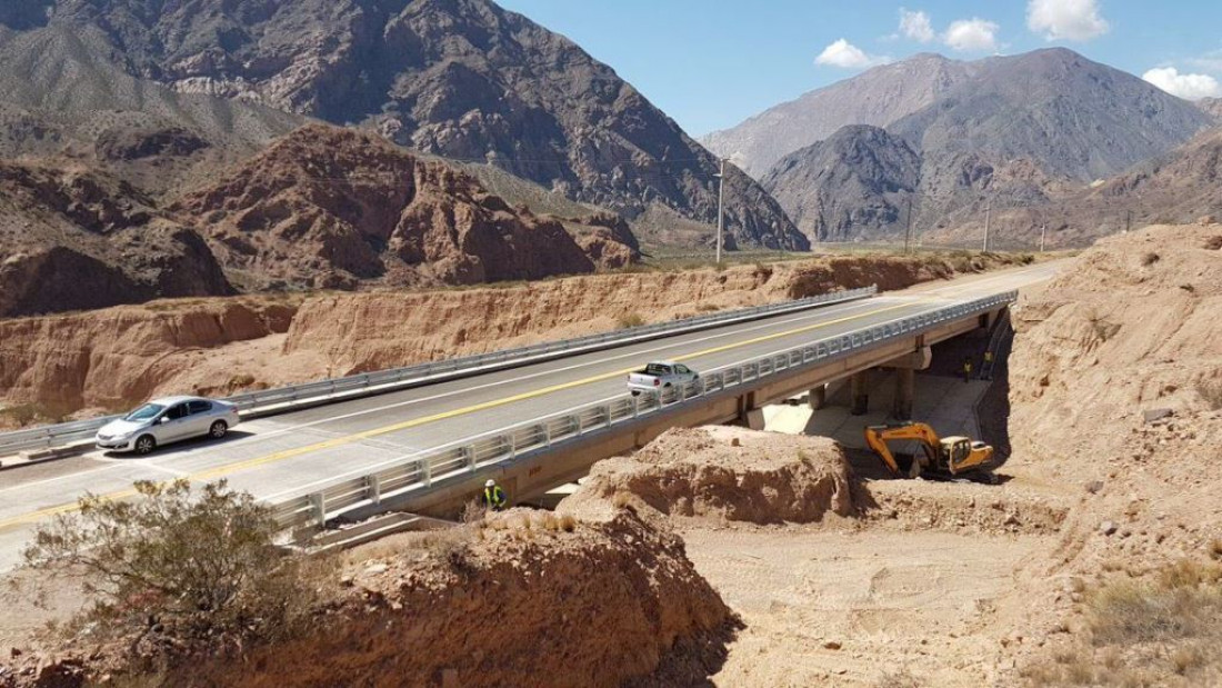 Habilitaron el puente que había sido arrastrado por un alud en 2016