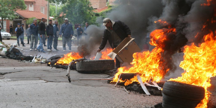 La crisis en las calles