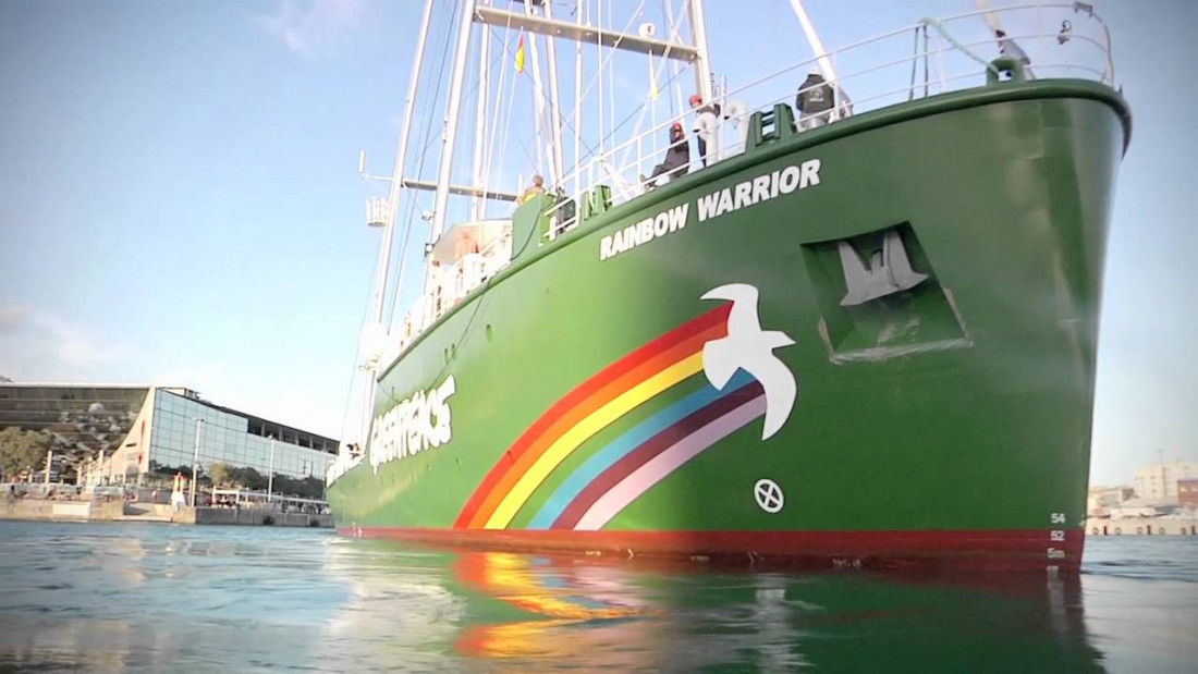 Greenpeace llegó a Buenos Aires con su nave insignia