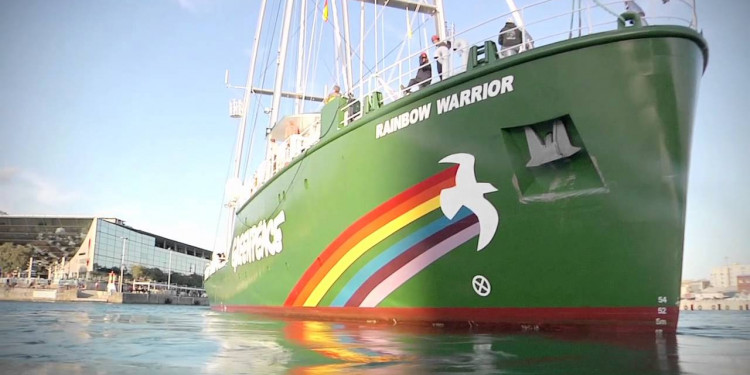 Greenpeace llegó a Buenos Aires con su nave insignia