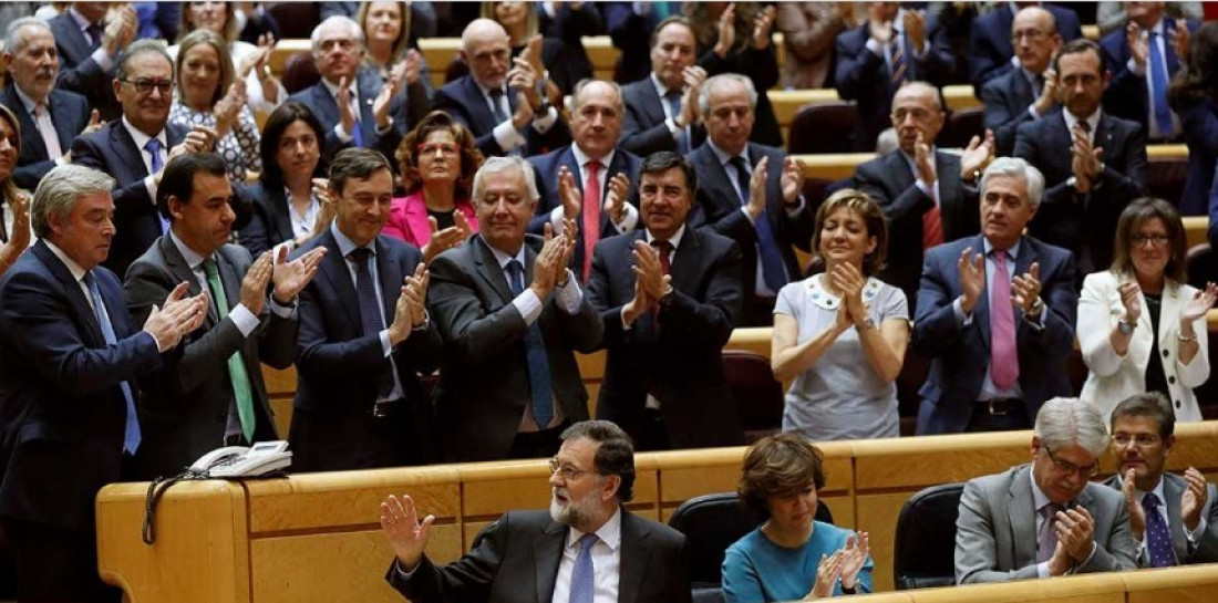 El Senado aprobó que España intervenga en Cataluña
