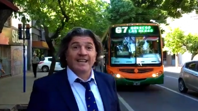 imagen Ramón se subió a un colectivo y habló sobre la tarifa del gas