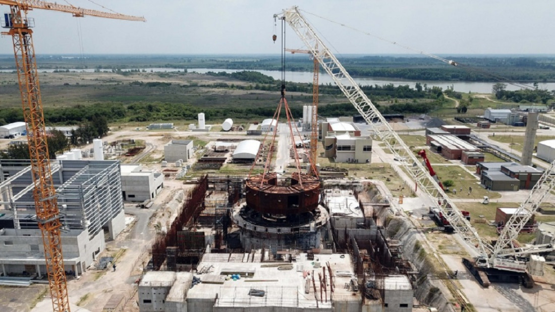 Argentina desarrolla su primer reactor nuclear de potencia, diseñado y construido en el país