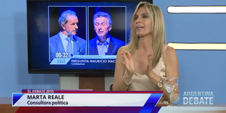 Marta Reale analiza el debate presidencial