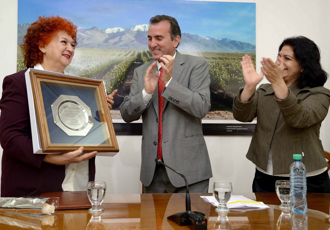 Nuestra Gladys Ravalle, embajadora cultural de Mendoza