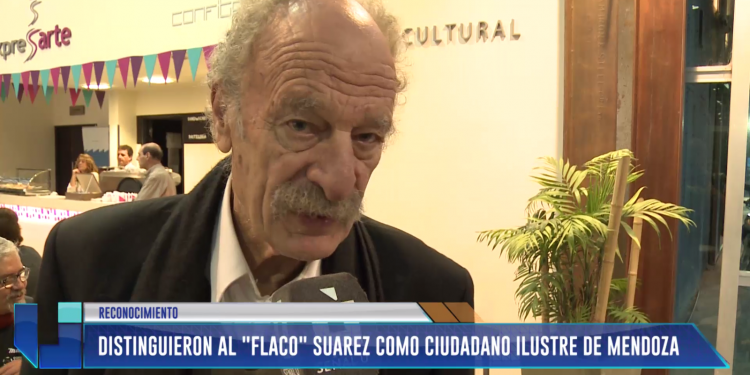 Ilustre Flaco: distinguieron a Ernesto Suárez como Ciudadano Ilustre de la Ciudad de Mendoza