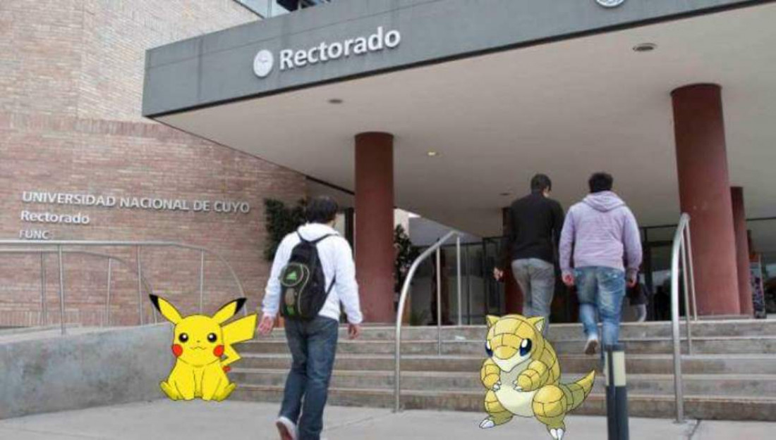 Realidad "ampliada": un Gimnasio Pokémon en la UNCUYO