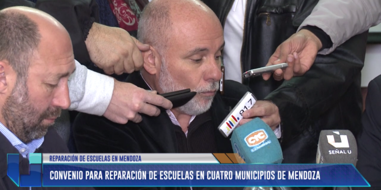 Convenio para reparación de escuelas de Mendoza