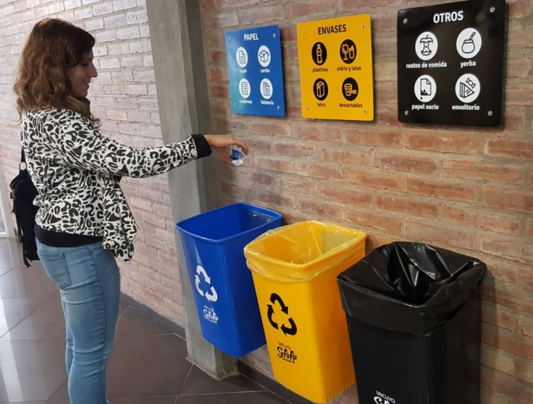 La UNCuyo separa sus residuos