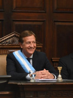 Suarez y su tercer discurso ante la Asamblea Legislativa