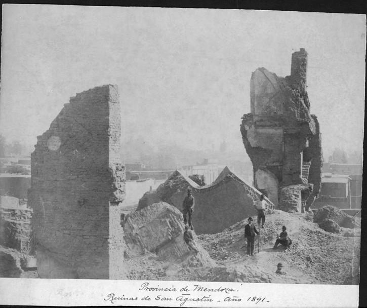 imagen Cronología sísmica de Mendoza