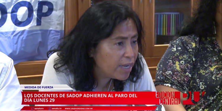 SADOP se sumó al paro docente del 29