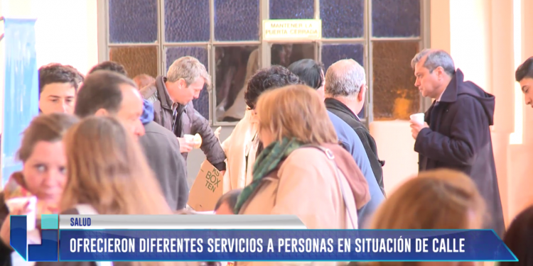 Ofrecieron servicios a personas en situación de calle