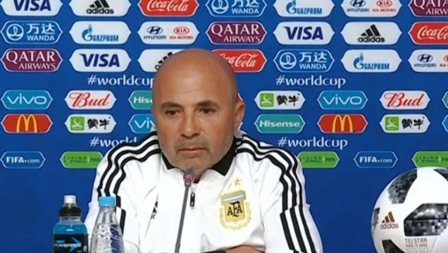 imagen Sampaoli: "Mañana arranca otro mundial"