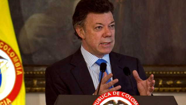imagen Santos señaló avances con las FARC y estancamiento con el ELN