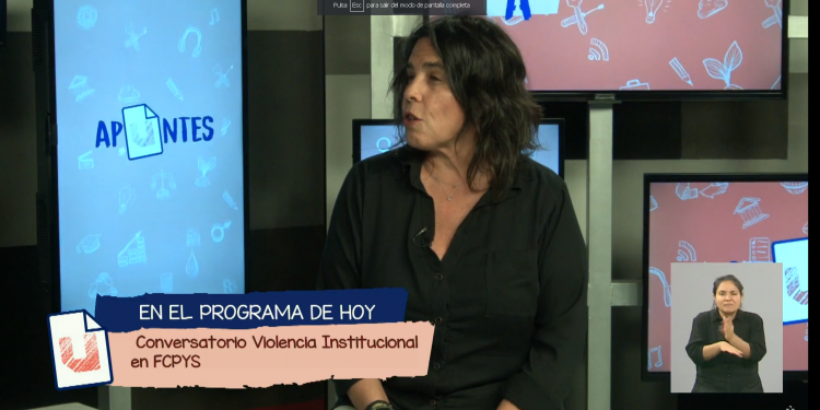 Conversatorio sobre violencia institucional en la FCPyS  de la UNCUYO