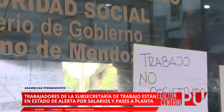 Reclamo de estatales por falta de pagos