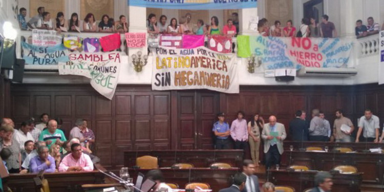 Diputados analiza Hierro Indio con los ambientalistas en las rutas