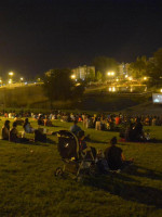 Espectáculo de luces pero sin ruido, en el Parque Central