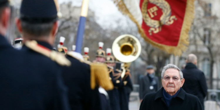 El presidente de Cuba inició su visita de Estado a Francia