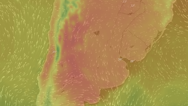 imagen La ola de calor seguirá durante toda la semana y se esperan tormentas por la noche