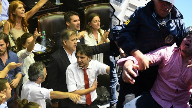 imagen Frenan la reforma previsional en medio del caos e incidentes