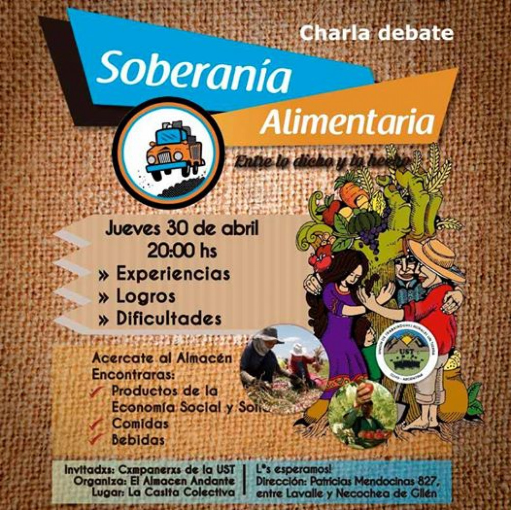 Charla de Soberanía Alimentaria en La Casita Colectiva