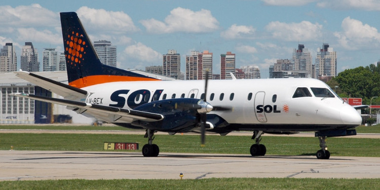 Aerolíneas Sol quebró y canceló todos sus vuelos