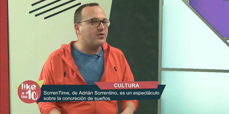 Adrián Sorrentino, artista todoterreno, adelanta sus próximos shows